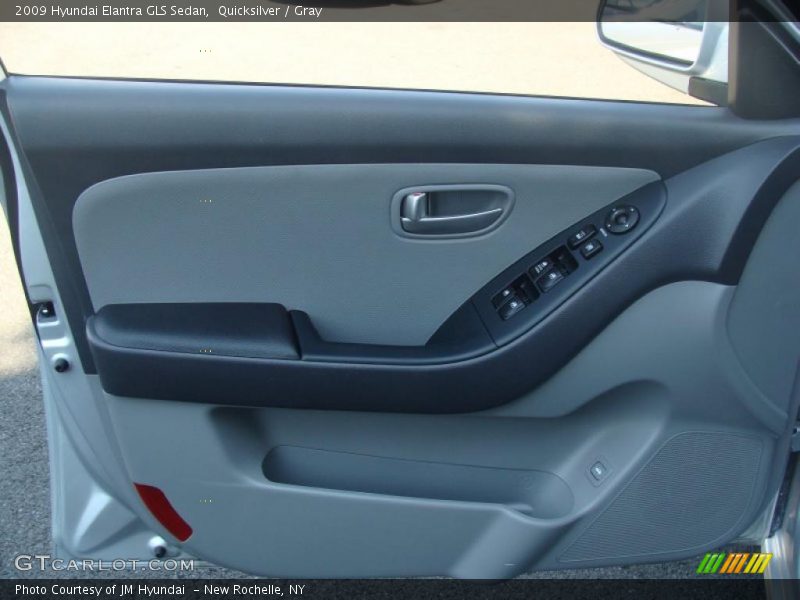 Quicksilver / Gray 2009 Hyundai Elantra GLS Sedan