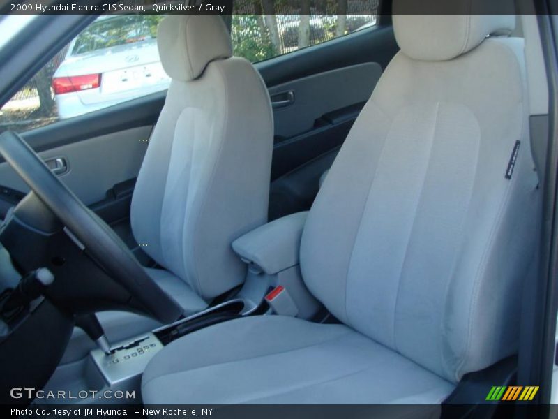 Quicksilver / Gray 2009 Hyundai Elantra GLS Sedan