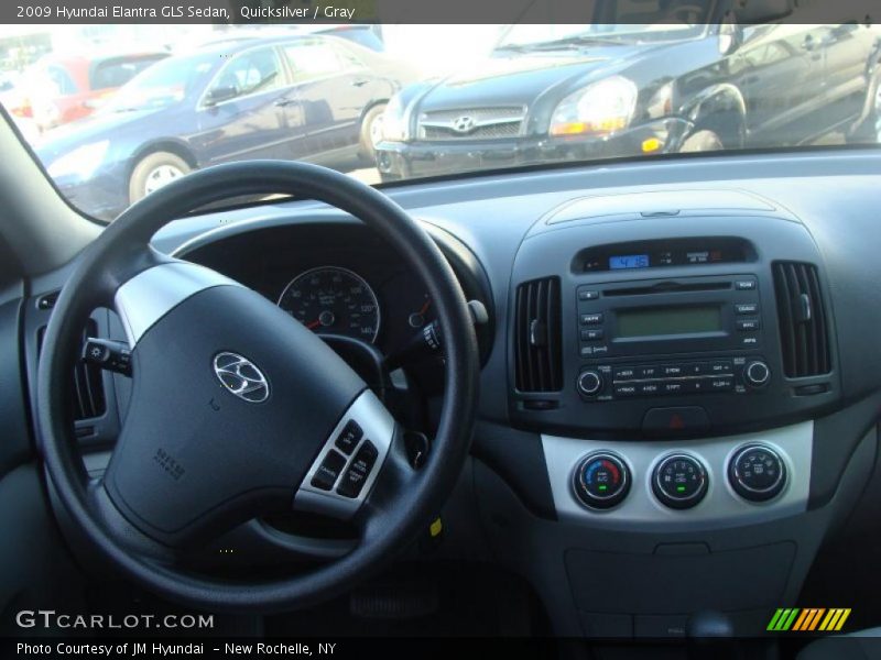 Quicksilver / Gray 2009 Hyundai Elantra GLS Sedan