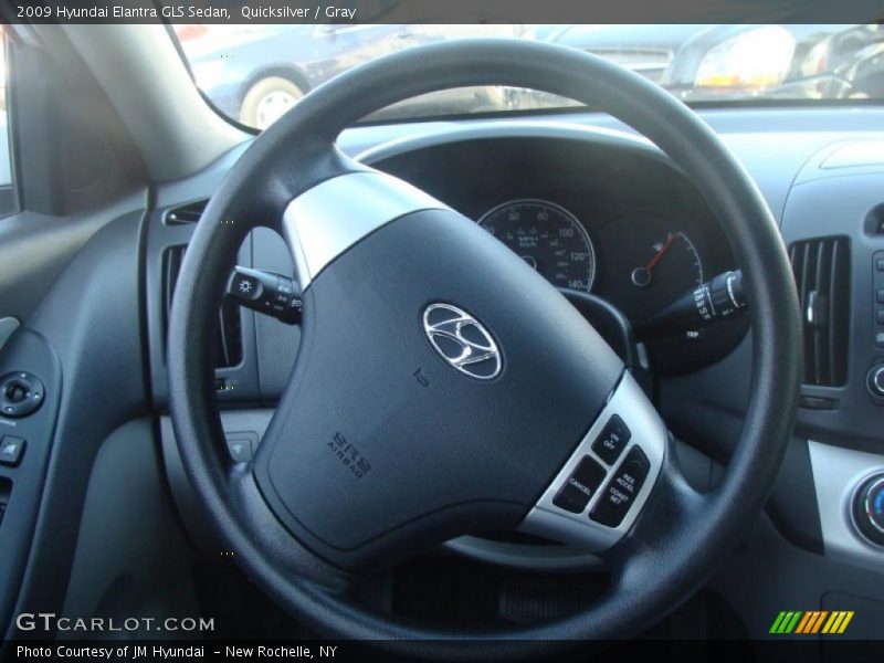 Quicksilver / Gray 2009 Hyundai Elantra GLS Sedan