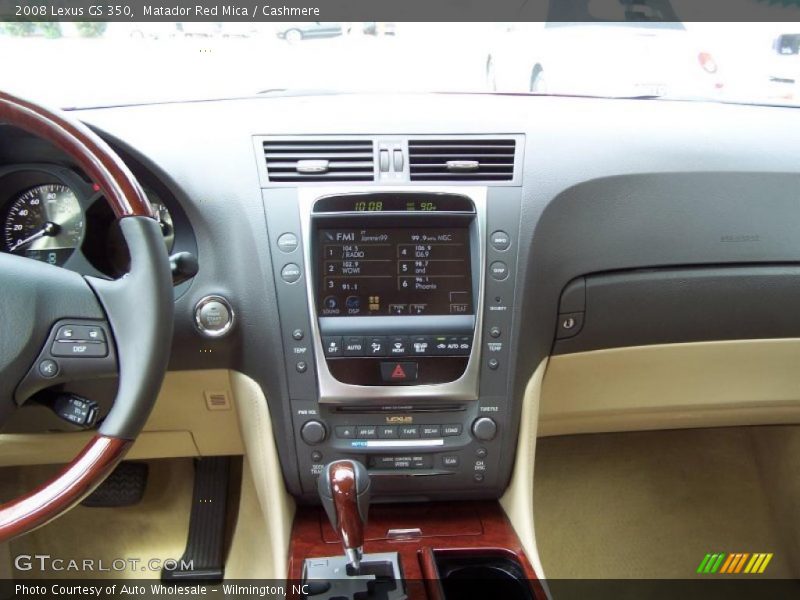 Matador Red Mica / Cashmere 2008 Lexus GS 350