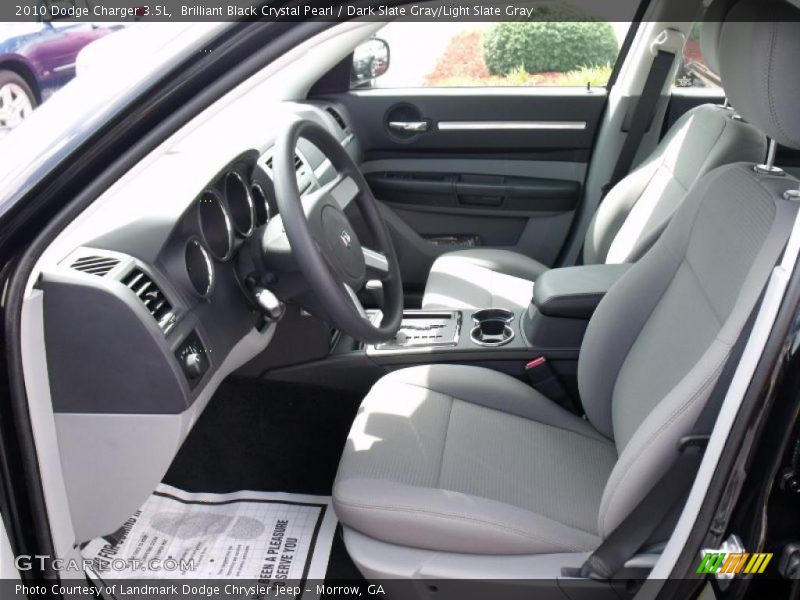 Brilliant Black Crystal Pearl / Dark Slate Gray/Light Slate Gray 2010 Dodge Charger 3.5L