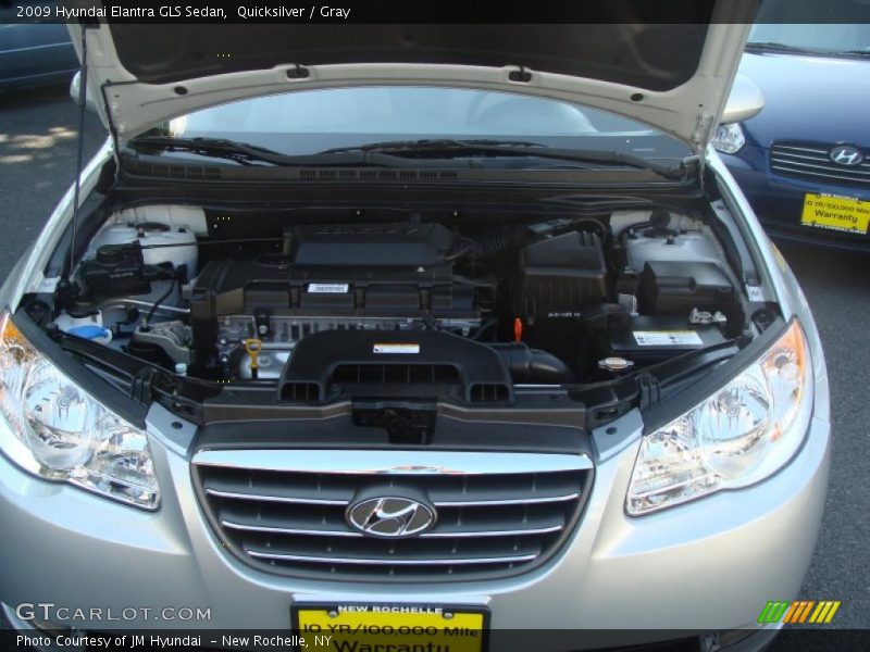 Quicksilver / Gray 2009 Hyundai Elantra GLS Sedan