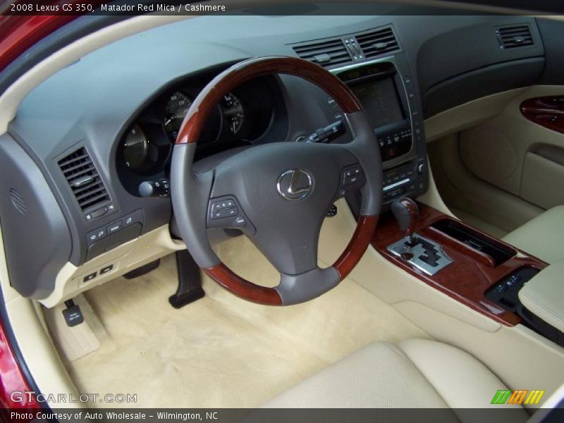 Matador Red Mica / Cashmere 2008 Lexus GS 350