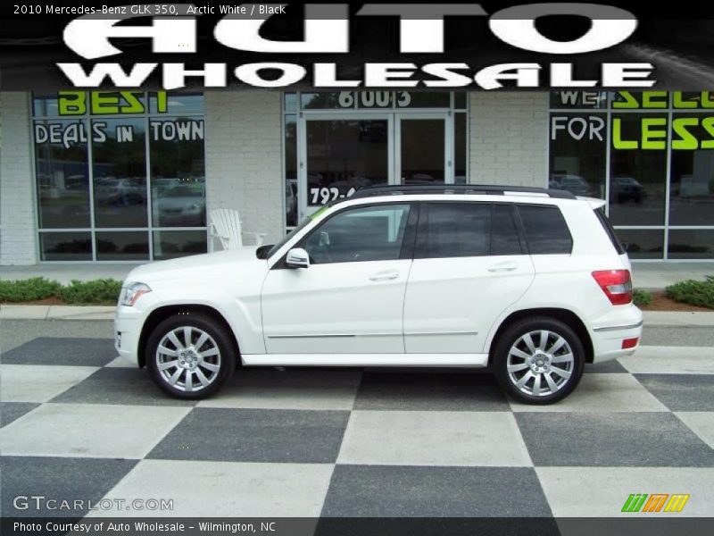 Arctic White / Black 2010 Mercedes-Benz GLK 350
