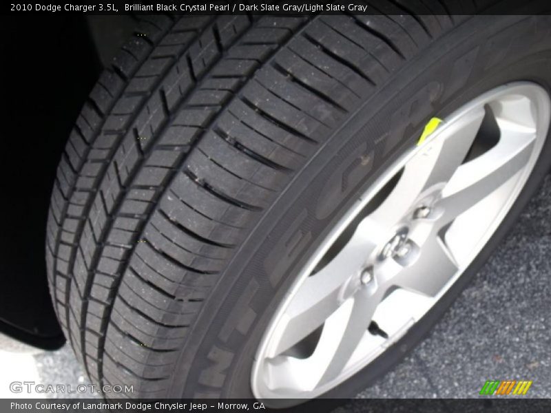 Brilliant Black Crystal Pearl / Dark Slate Gray/Light Slate Gray 2010 Dodge Charger 3.5L