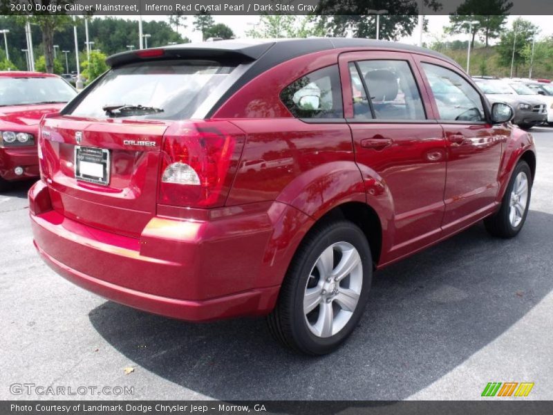 Inferno Red Crystal Pearl / Dark Slate Gray 2010 Dodge Caliber Mainstreet