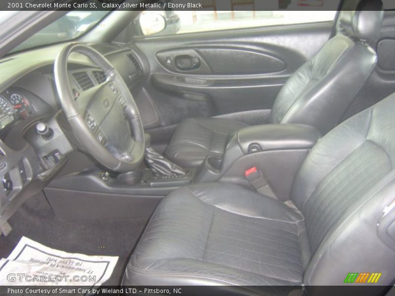 Galaxy Silver Metallic / Ebony Black 2001 Chevrolet Monte Carlo SS