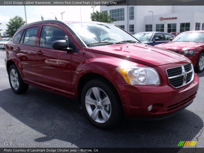 Inferno Red Crystal Pearl / Dark Slate Gray 2010 Dodge Caliber Mainstreet