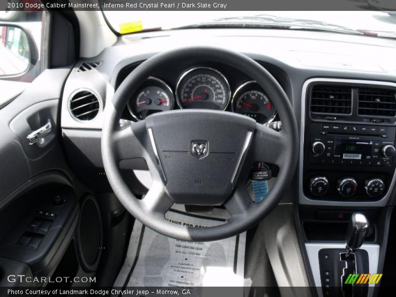 Inferno Red Crystal Pearl / Dark Slate Gray 2010 Dodge Caliber Mainstreet