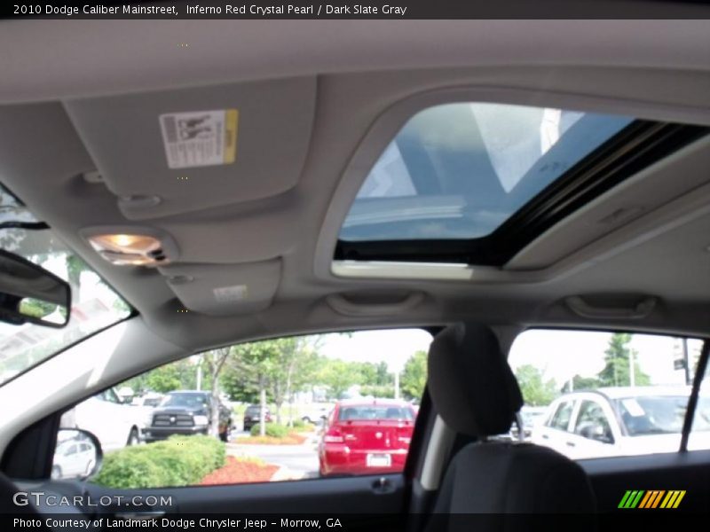Inferno Red Crystal Pearl / Dark Slate Gray 2010 Dodge Caliber Mainstreet
