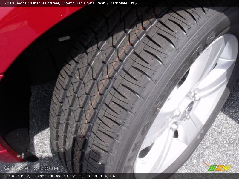 Inferno Red Crystal Pearl / Dark Slate Gray 2010 Dodge Caliber Mainstreet