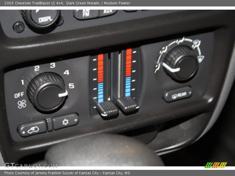 Dark Green Metallic / Medium Pewter 2003 Chevrolet TrailBlazer LS 4x4