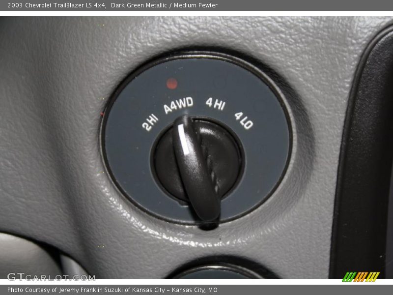 Dark Green Metallic / Medium Pewter 2003 Chevrolet TrailBlazer LS 4x4
