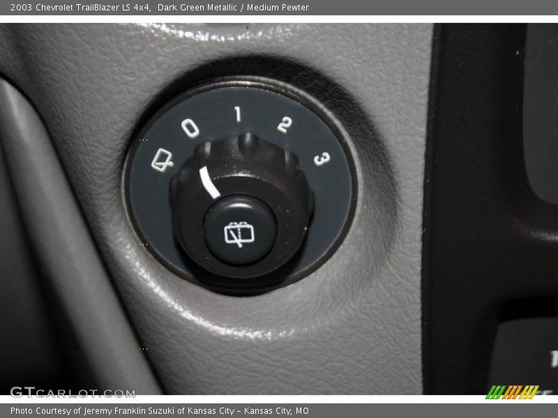 Dark Green Metallic / Medium Pewter 2003 Chevrolet TrailBlazer LS 4x4