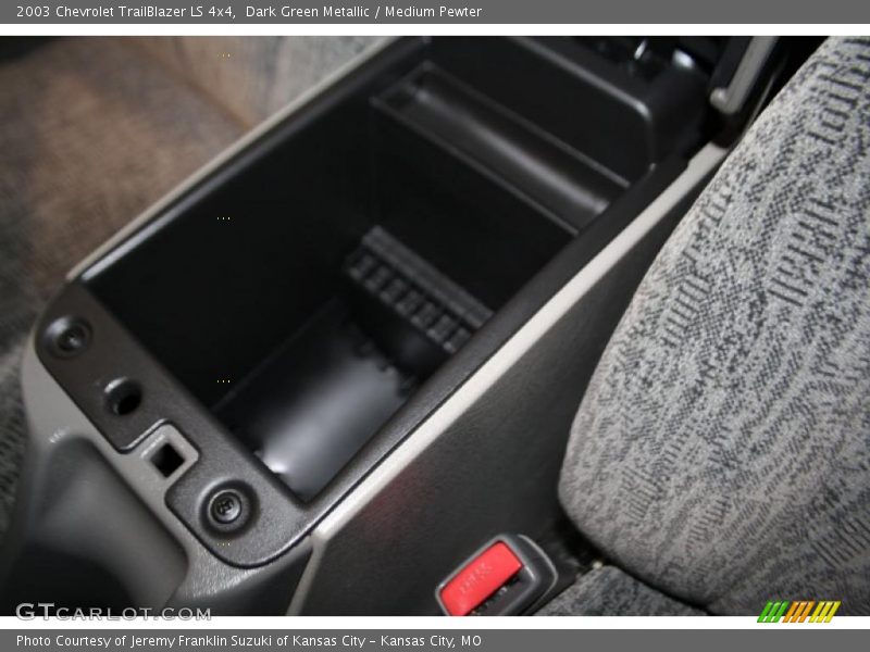 Dark Green Metallic / Medium Pewter 2003 Chevrolet TrailBlazer LS 4x4