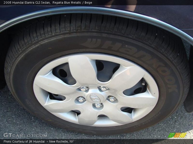 Regatta Blue Metallic / Beige 2008 Hyundai Elantra GLS Sedan