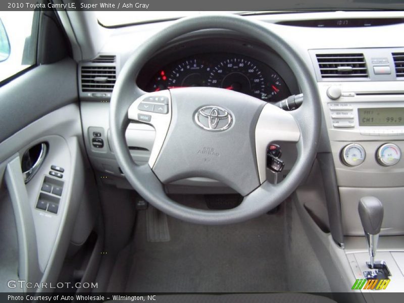 Super White / Ash Gray 2010 Toyota Camry LE