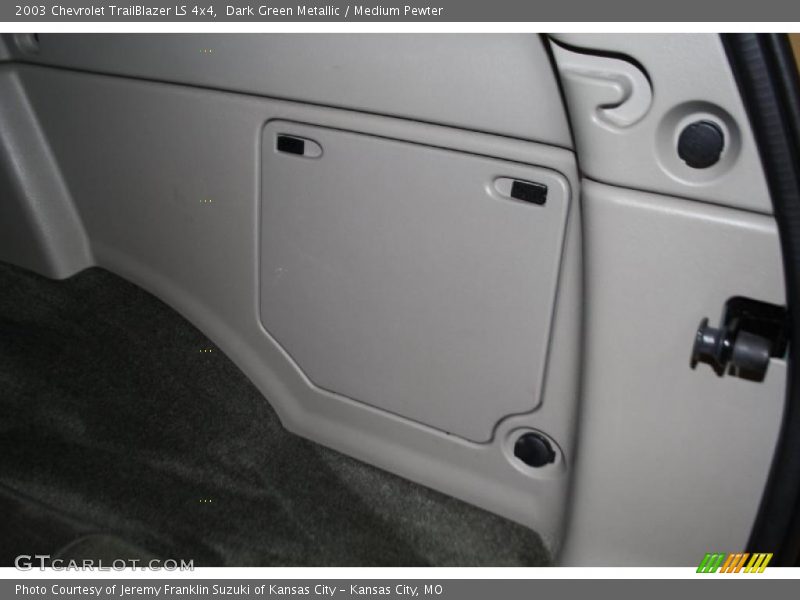 Dark Green Metallic / Medium Pewter 2003 Chevrolet TrailBlazer LS 4x4