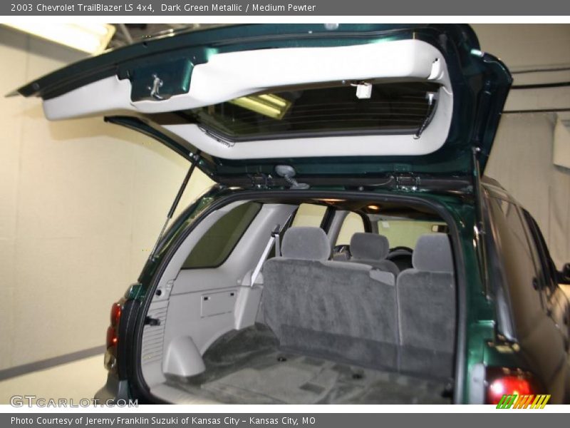 Dark Green Metallic / Medium Pewter 2003 Chevrolet TrailBlazer LS 4x4