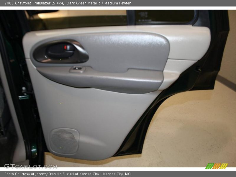 Dark Green Metallic / Medium Pewter 2003 Chevrolet TrailBlazer LS 4x4