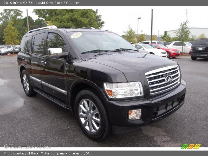 Liquid Onyx Black / Graphite 2010 Infiniti QX 56