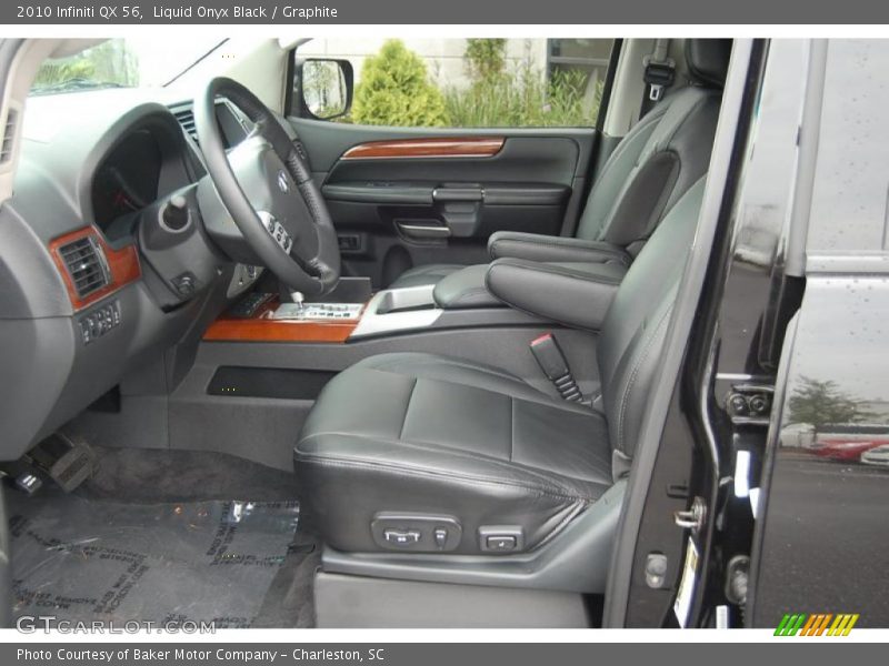 Liquid Onyx Black / Graphite 2010 Infiniti QX 56