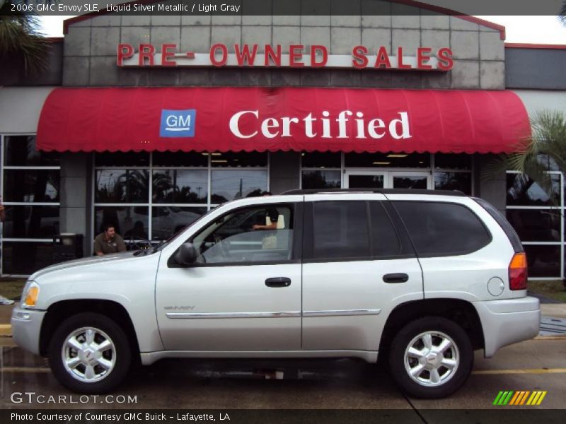 Liquid Silver Metallic / Light Gray 2006 GMC Envoy SLE