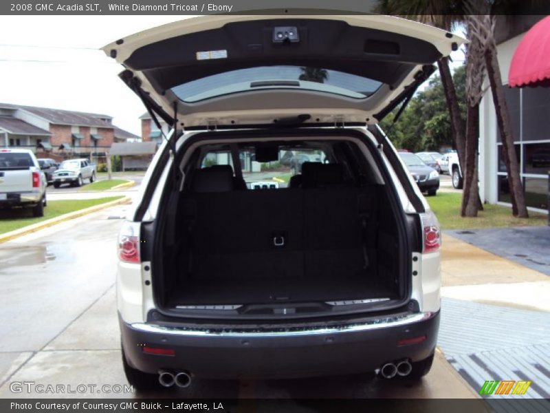 White Diamond Tricoat / Ebony 2008 GMC Acadia SLT