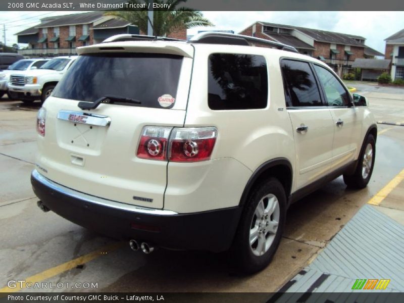 White Diamond Tricoat / Ebony 2008 GMC Acadia SLT