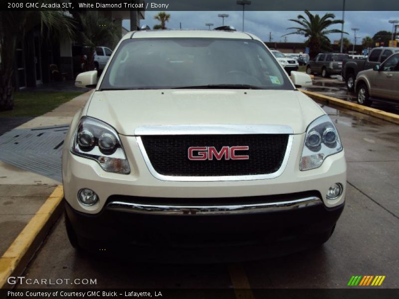White Diamond Tricoat / Ebony 2008 GMC Acadia SLT
