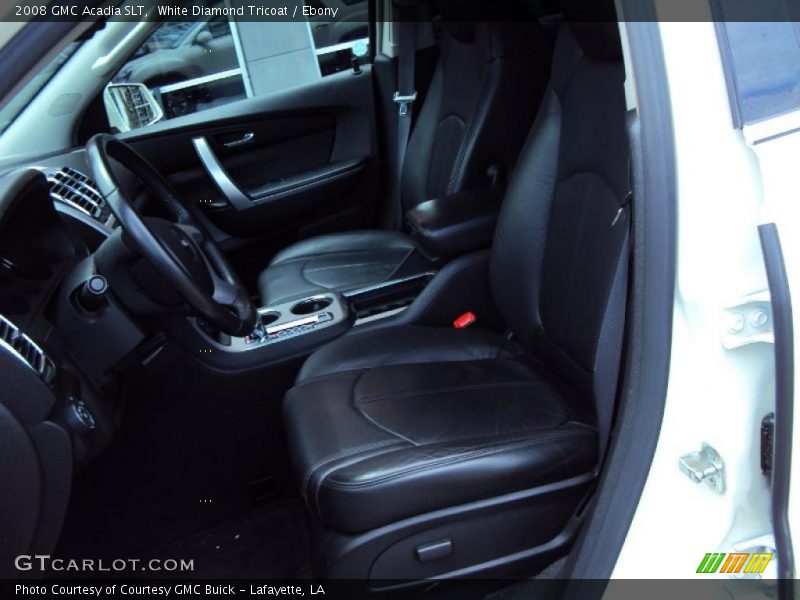 White Diamond Tricoat / Ebony 2008 GMC Acadia SLT