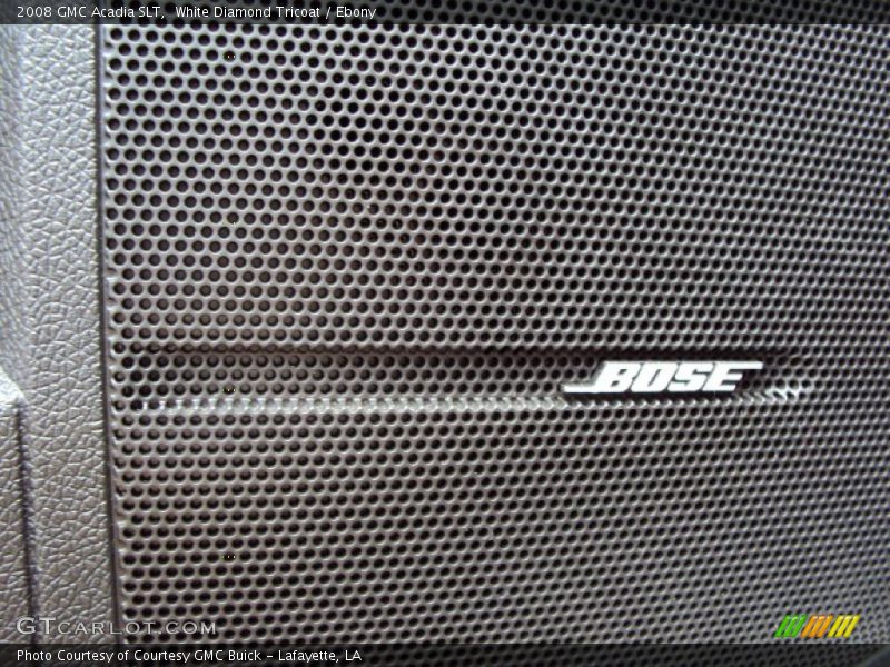 White Diamond Tricoat / Ebony 2008 GMC Acadia SLT