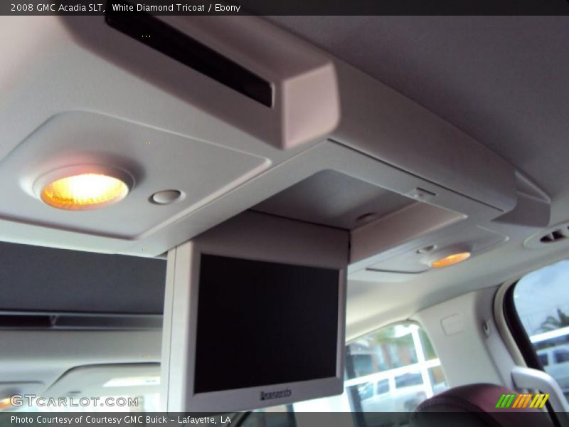 White Diamond Tricoat / Ebony 2008 GMC Acadia SLT