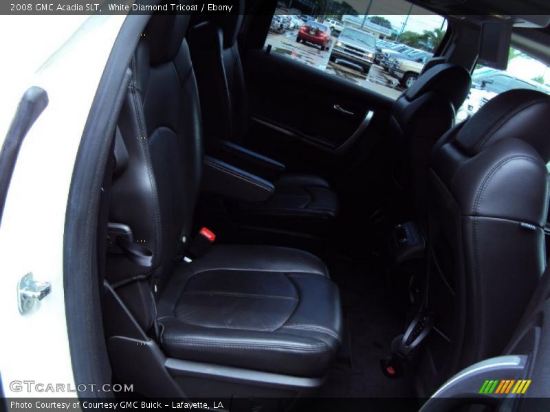 White Diamond Tricoat / Ebony 2008 GMC Acadia SLT