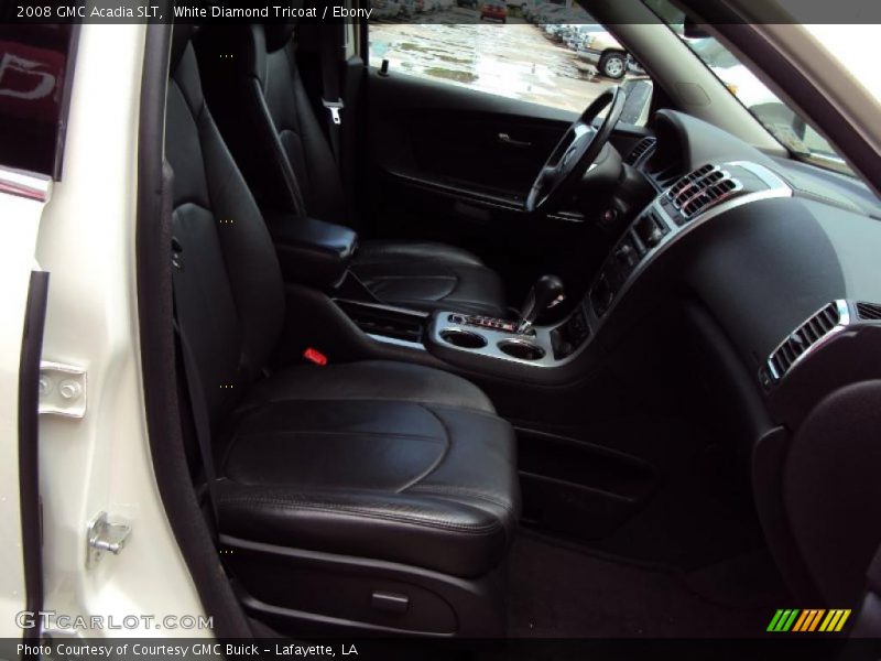 White Diamond Tricoat / Ebony 2008 GMC Acadia SLT