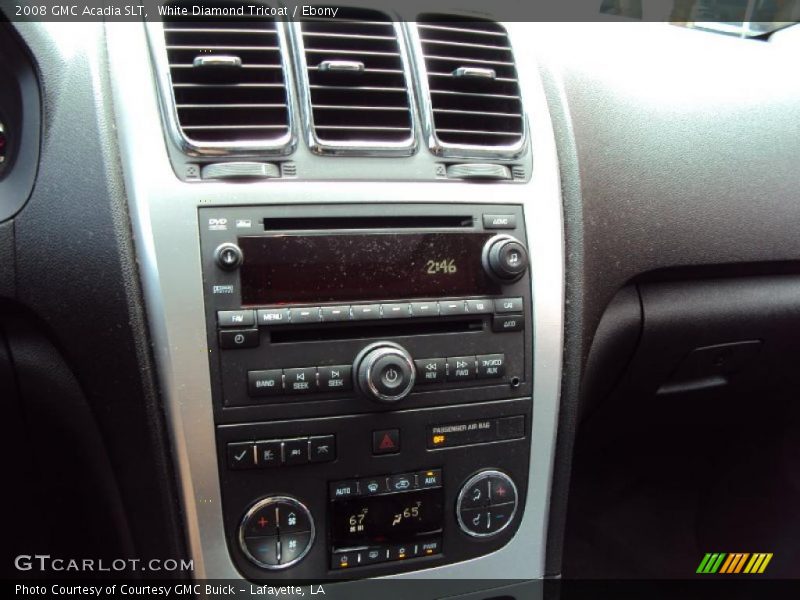 White Diamond Tricoat / Ebony 2008 GMC Acadia SLT