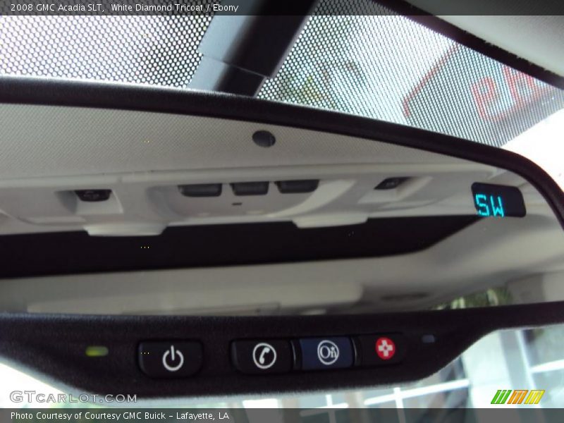 White Diamond Tricoat / Ebony 2008 GMC Acadia SLT