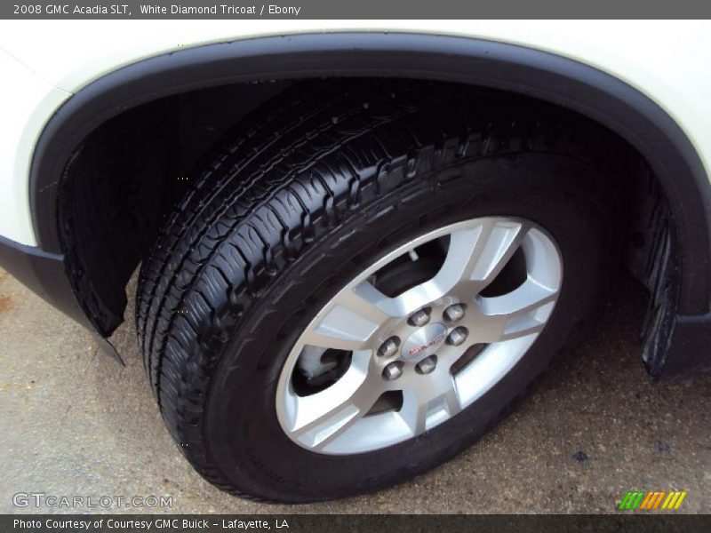 White Diamond Tricoat / Ebony 2008 GMC Acadia SLT