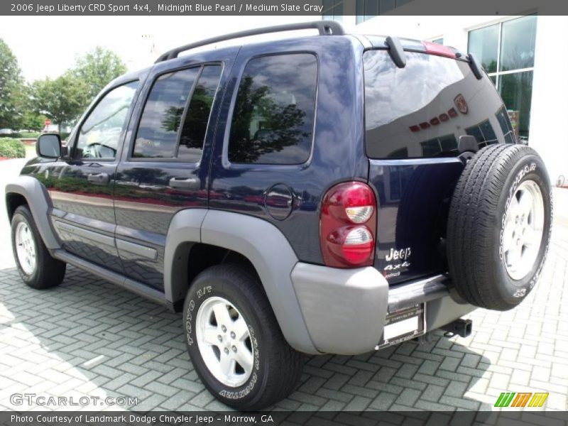 Midnight Blue Pearl / Medium Slate Gray 2006 Jeep Liberty CRD Sport 4x4