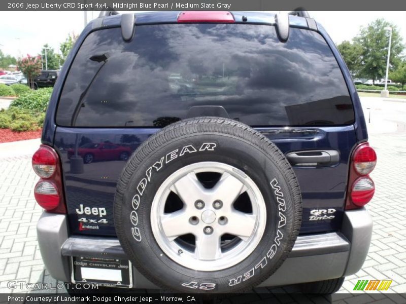 Midnight Blue Pearl / Medium Slate Gray 2006 Jeep Liberty CRD Sport 4x4