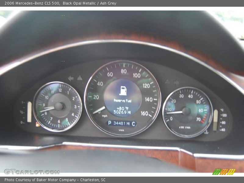Black Opal Metallic / Ash Grey 2006 Mercedes-Benz CLS 500