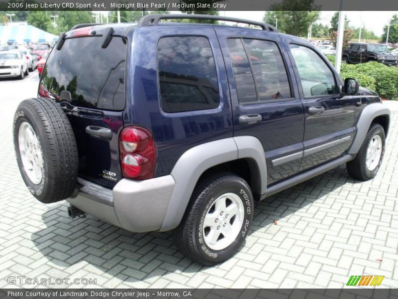 Midnight Blue Pearl / Medium Slate Gray 2006 Jeep Liberty CRD Sport 4x4