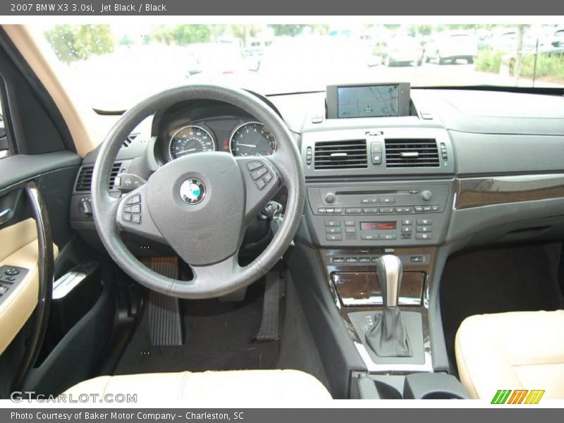 Jet Black / Black 2007 BMW X3 3.0si