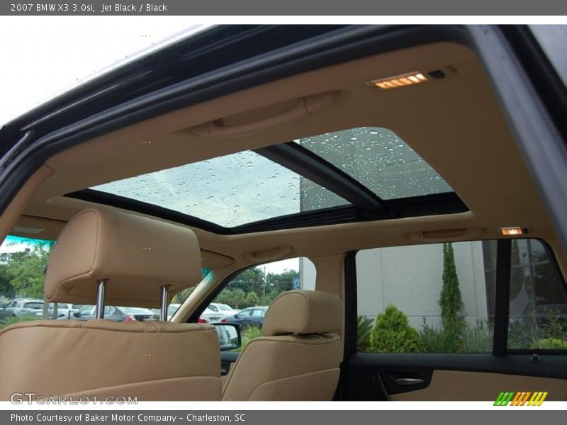 Jet Black / Black 2007 BMW X3 3.0si