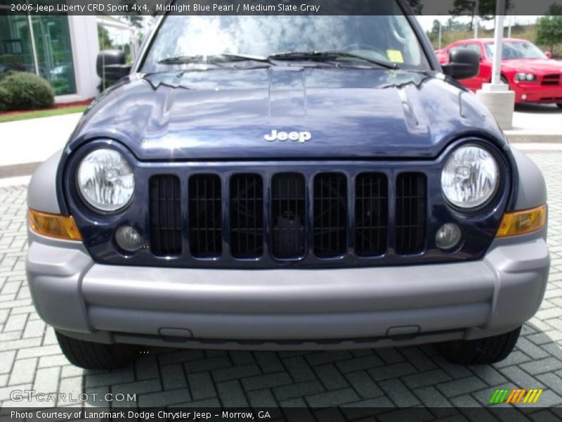 Midnight Blue Pearl / Medium Slate Gray 2006 Jeep Liberty CRD Sport 4x4