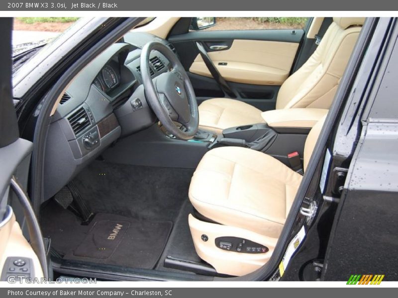 Jet Black / Black 2007 BMW X3 3.0si
