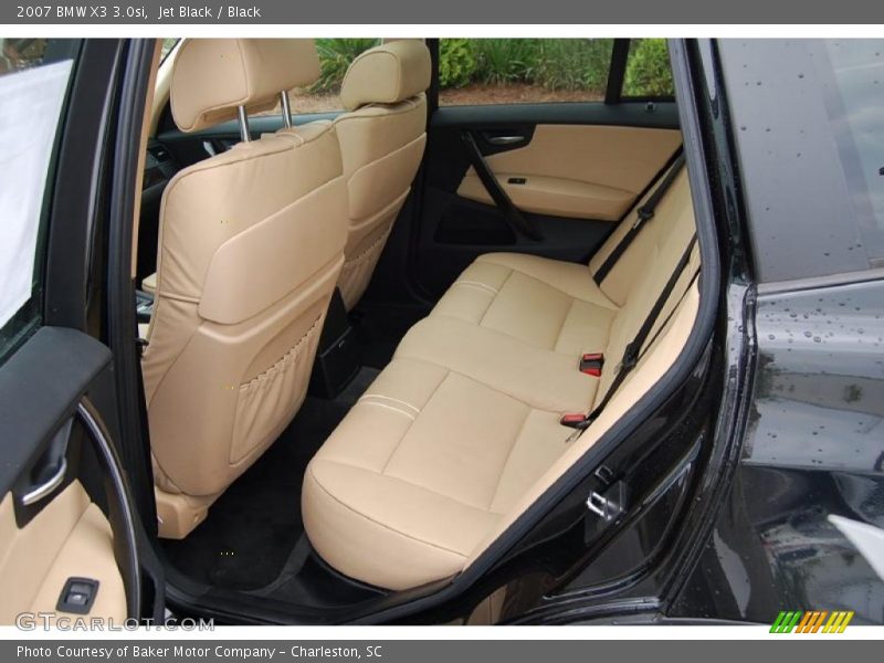 Jet Black / Black 2007 BMW X3 3.0si