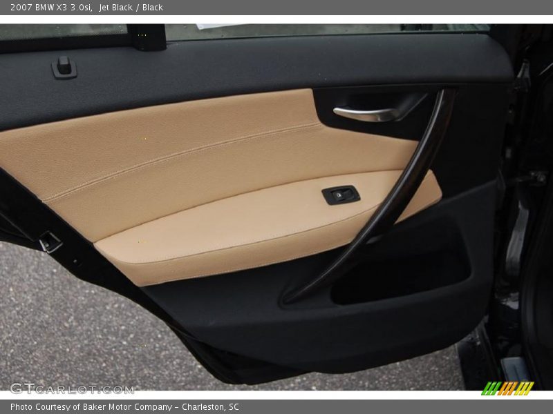 Jet Black / Black 2007 BMW X3 3.0si
