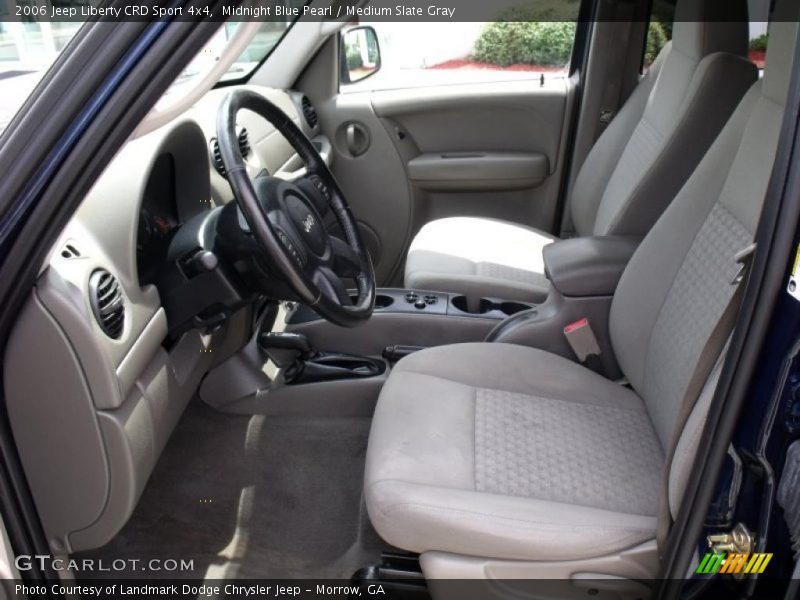 Midnight Blue Pearl / Medium Slate Gray 2006 Jeep Liberty CRD Sport 4x4